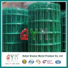Cerca verde da rede de arame Ral6005 / malha revestida PVC